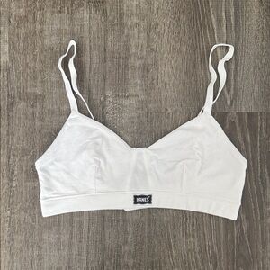 Hanes Women's Classic White Bralette